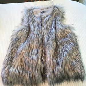 Silver Fox Faux Fur Vest